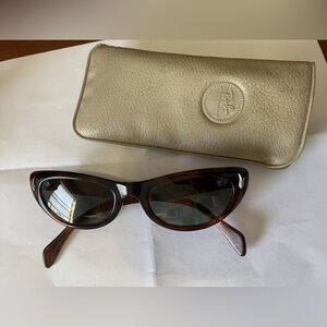 RAY BAN ALITA Bausch & Lomb Sunglasses Cat Eye Original Case Vintage